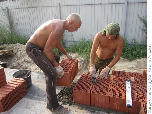 Укладка термоблоков