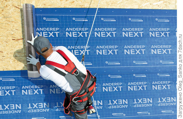 Раскатка подкладочного ковра