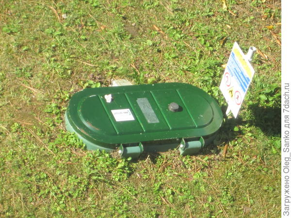 Оголовок бытового газгольдера