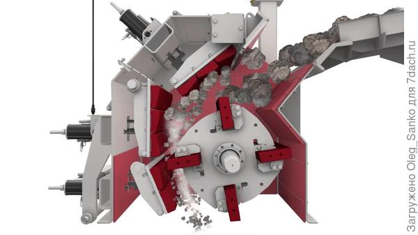 Схема дробилки