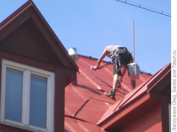 Листовое железо в Чести в традиционных домах Чехии