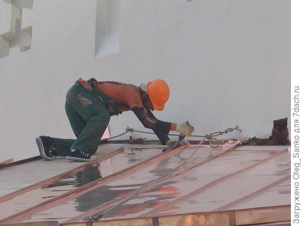 Формирование двойного фальца. Работа по меди.