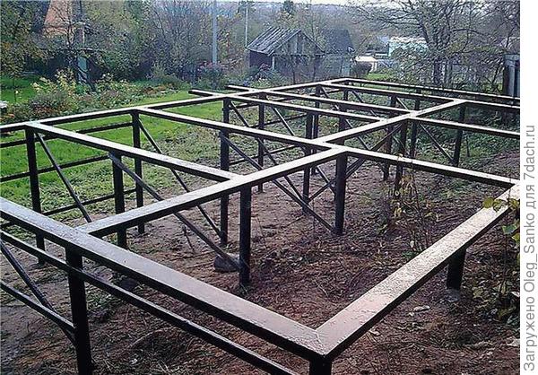 Фундамент на винтовых сваях