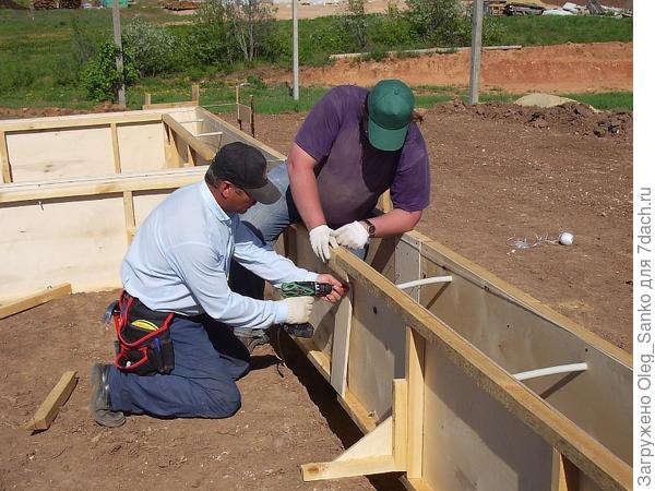 Фанерная опалубка