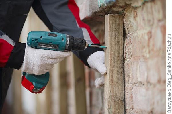 Установка несущего  каркаса