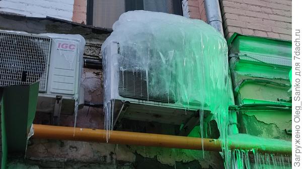 Кондиционер во льду.- 27 февраля 2024 года