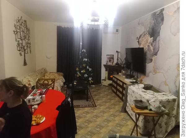 Теплый пол обеспечивает климатический комфорт.