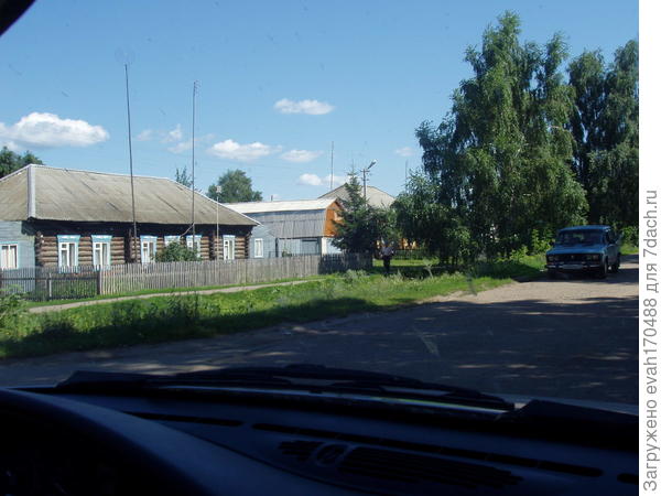 наши деревеньки из окна автомобиля