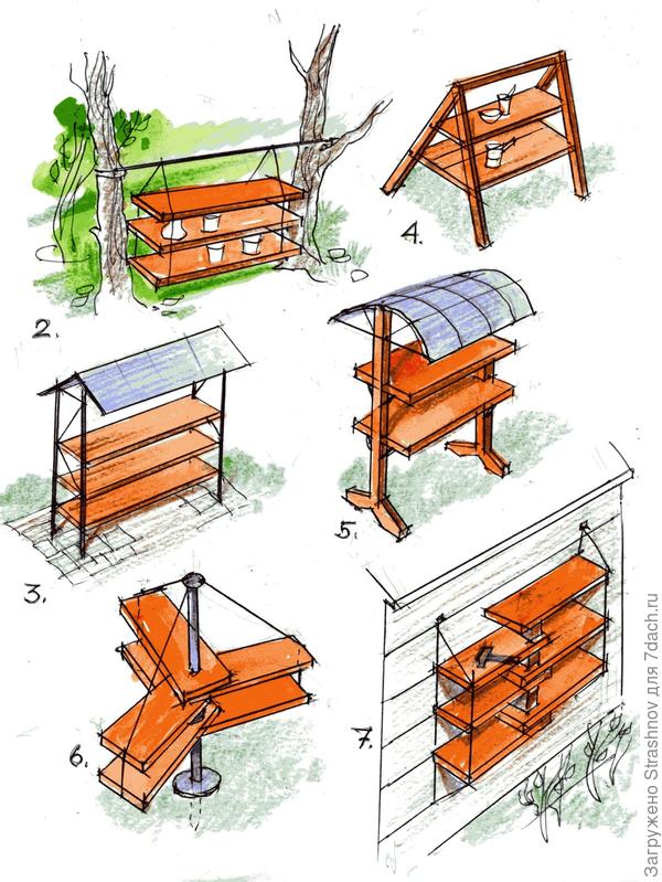 навесные полки