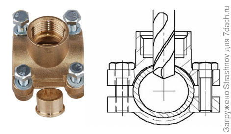 врезка в трубу