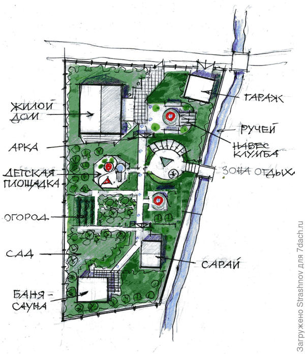 эскиз планировки