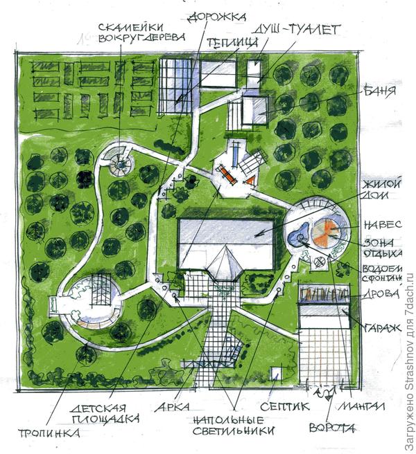 эскиз планировки