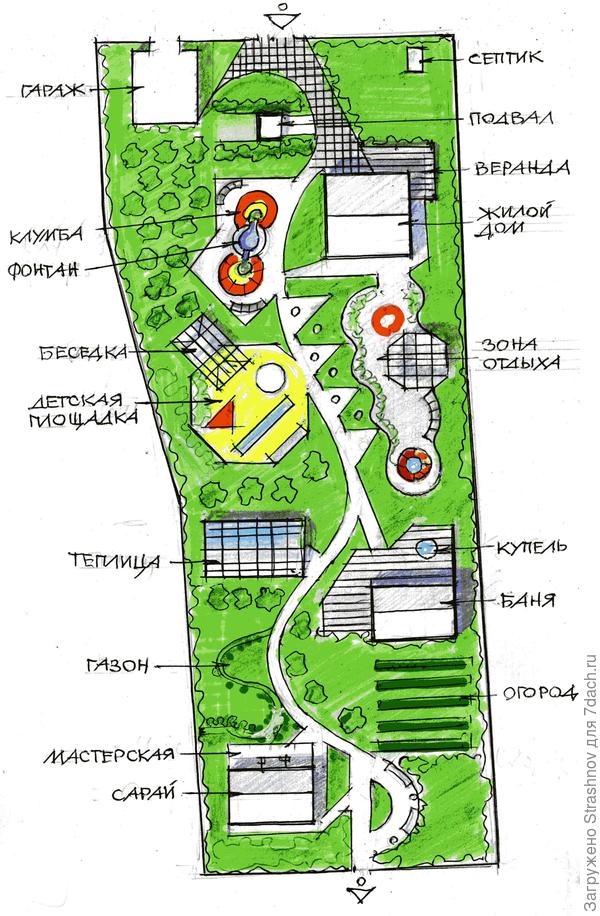 эскиз планировки