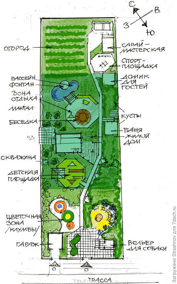 эскиз планировки