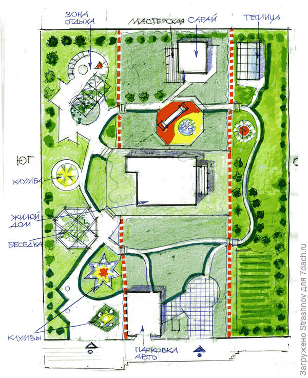 план участка