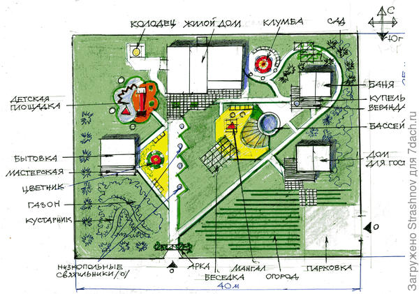 эскиз планировки