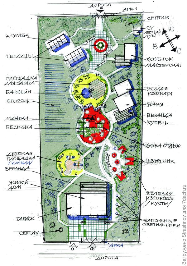 эскиз планировки