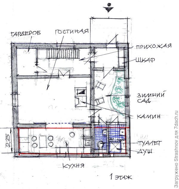 первый этаж