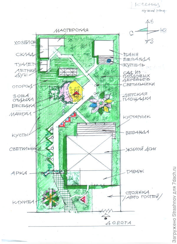 эскиз планировки