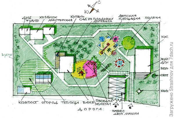 эскиз планировки