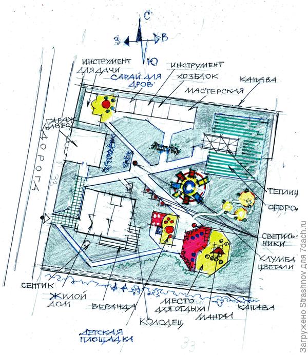 эскиз планировки