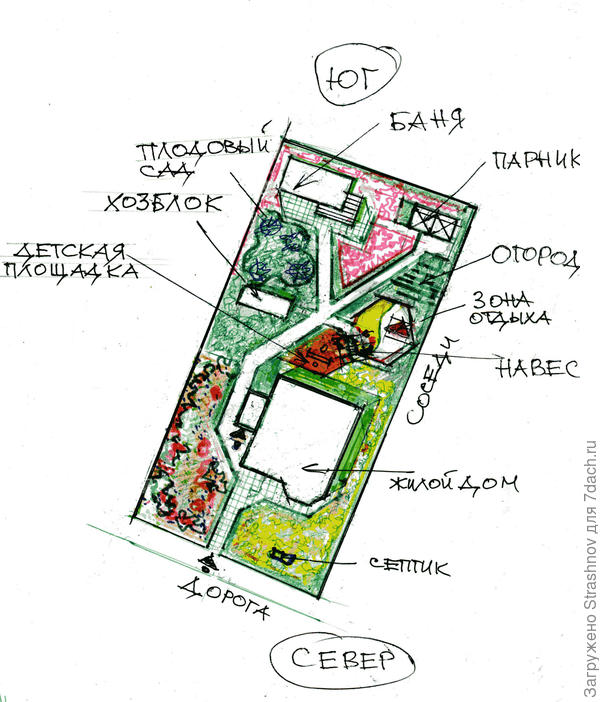 эскиз планировки