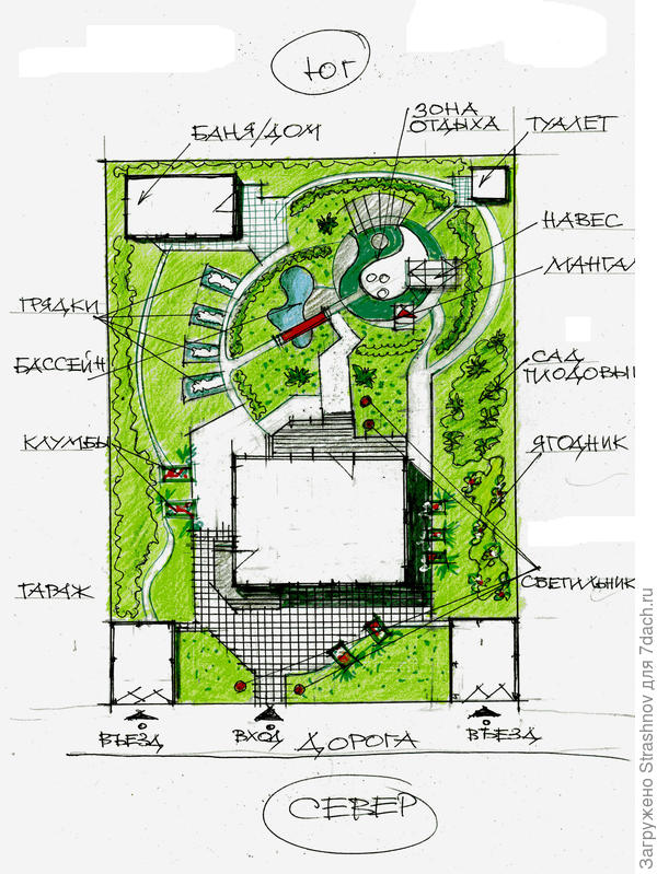 эскиз планировки