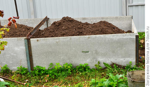 Новая высокая грядка