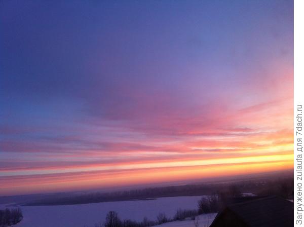 А каким у нас сегодня был рассвет!!!!!