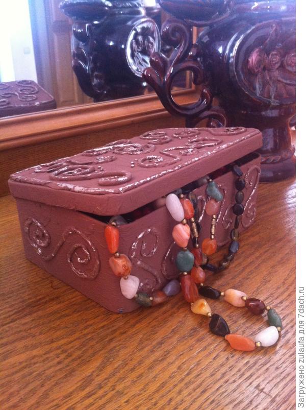 шкатулка для украшений своими руками