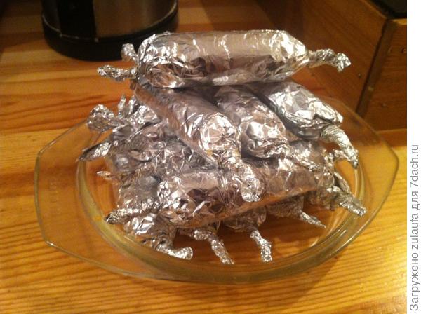 в фольге