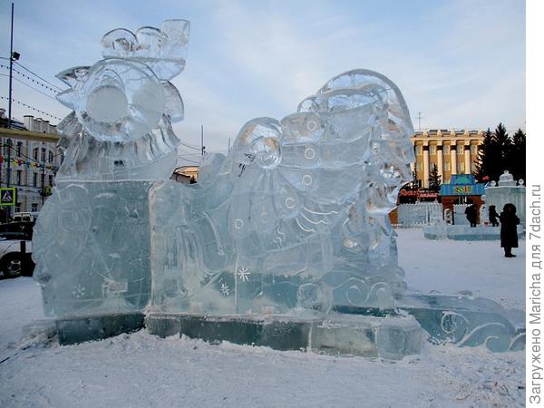 Ледяная катушка "Петушок".