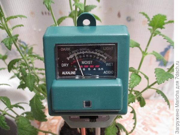 Прибор в действии