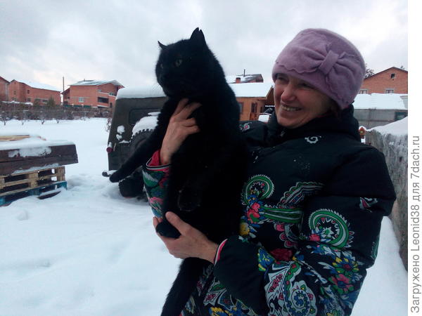 Банзай на прогулке с бабулей