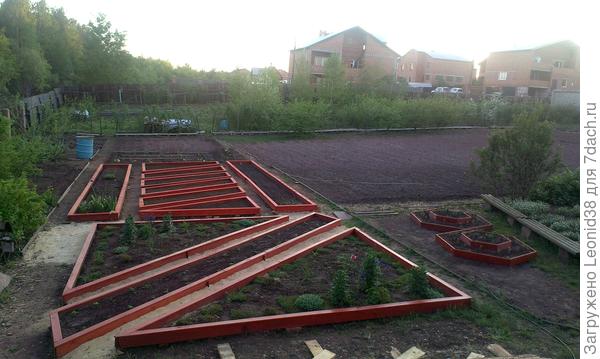 и грядки красивые