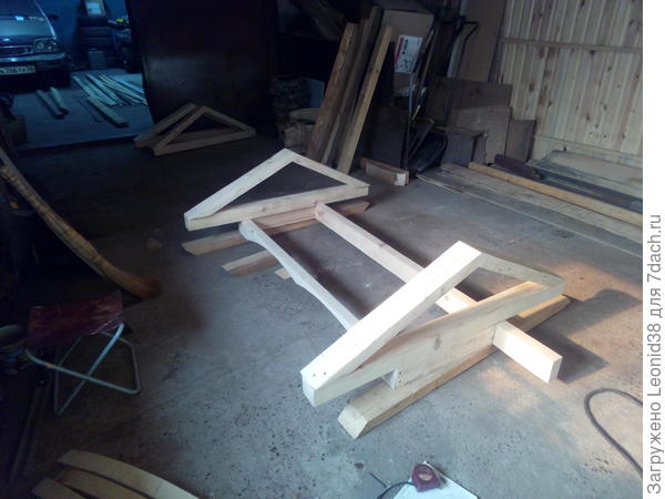 Стропила с подрамником