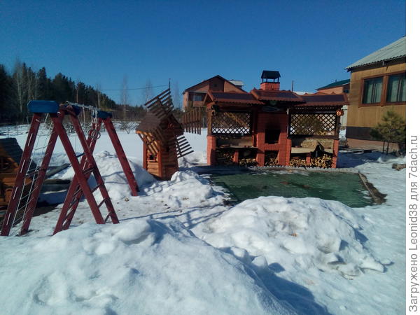 снег мешает, поставлю, сделаю фото.