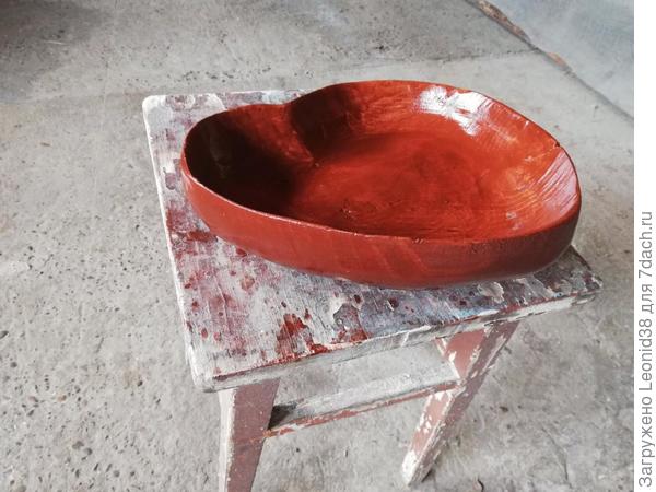 блюдо сердечко,