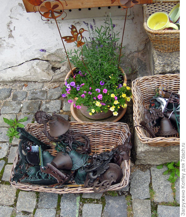 Ну и небольшая клумбочка прямо на рынке ))))