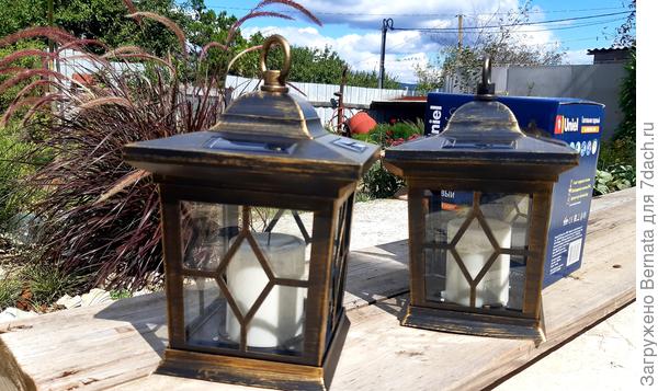 Фонари крупные и очень похожи на настоящие