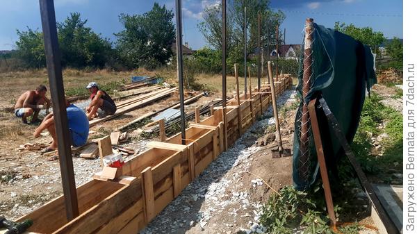 Опалубка под другой змбор