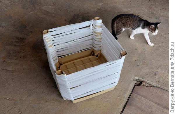 Получилась вот такая корзина