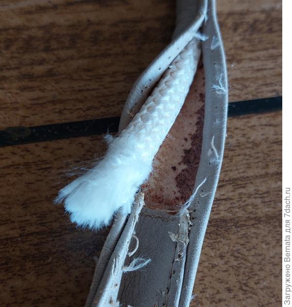 Распарываем ручки сумки