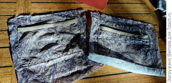 Подкладку разрезаем на части, чтобы было удобно вклеить внутри коробки