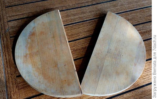 Доску я склеила по разлому
