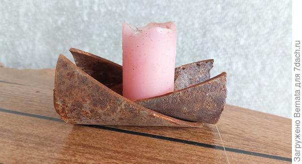 И сделать такой подсвечник...