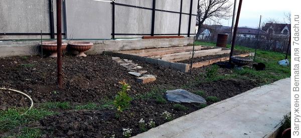 Апрель 2021 года - ширина огорода 3 м