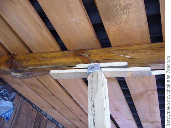 поставили подпорку временно