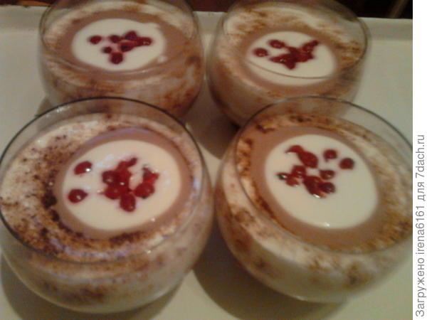 Десерт из замороженных ягод