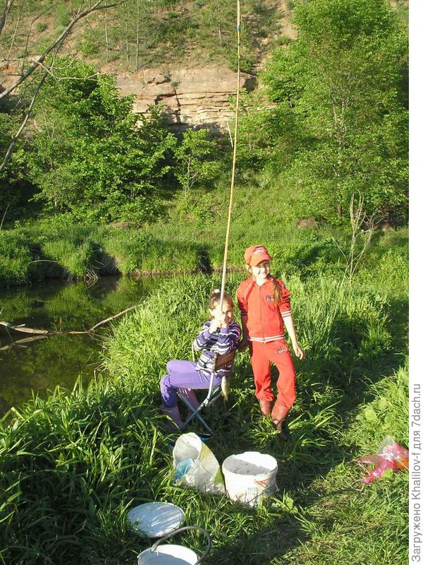 Мои девочки на рыбалке